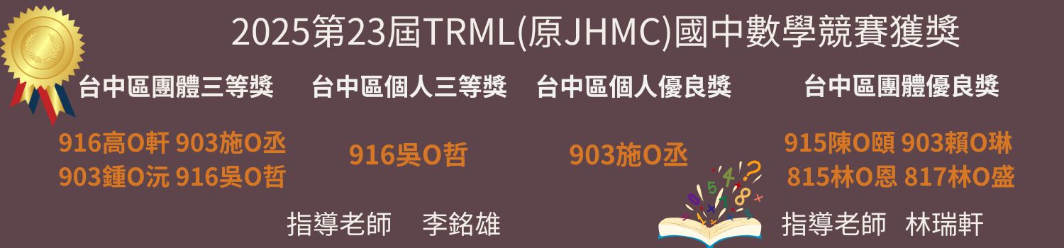 114TRML得獎